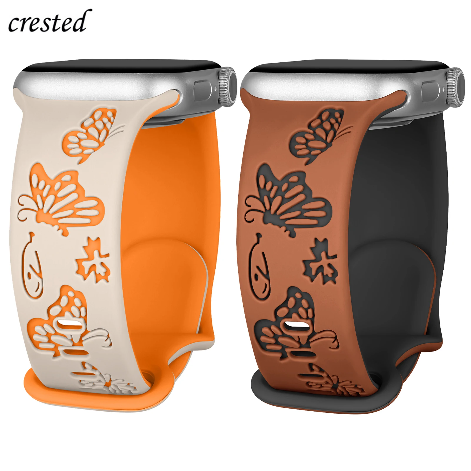 Engraved Silicone Strap For Apple Watch 11 10 Band 46mm 45mm 44mm 40mm 41mm 42MM Correa Bracelet Series 9 8 7 6 SE Ultra 2 49mm