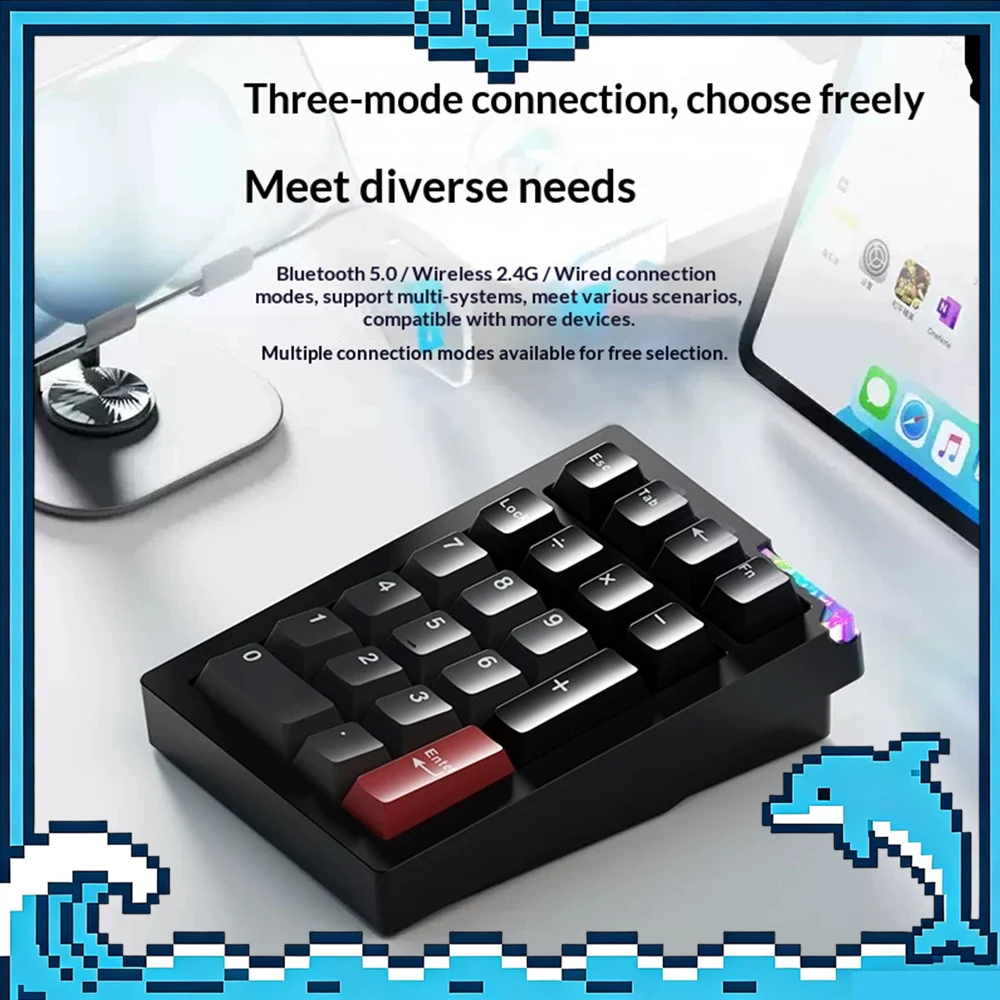 WEIKAV STARS21 Wireless Keyboard High Quality Four-Layer Filling Gaming Keyboard Three-Mode Connection Pharaoh's Eye Backboard