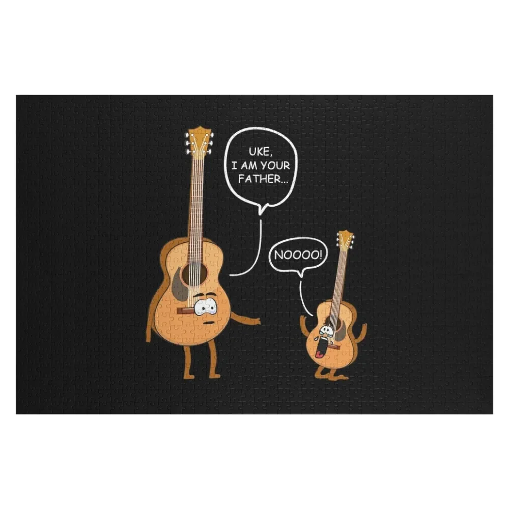 

Funny Guitar, Ukelele, Uke I Am Your Father Jigsaw Puzzle Custom Gift Custom Child Game Children Puzzle