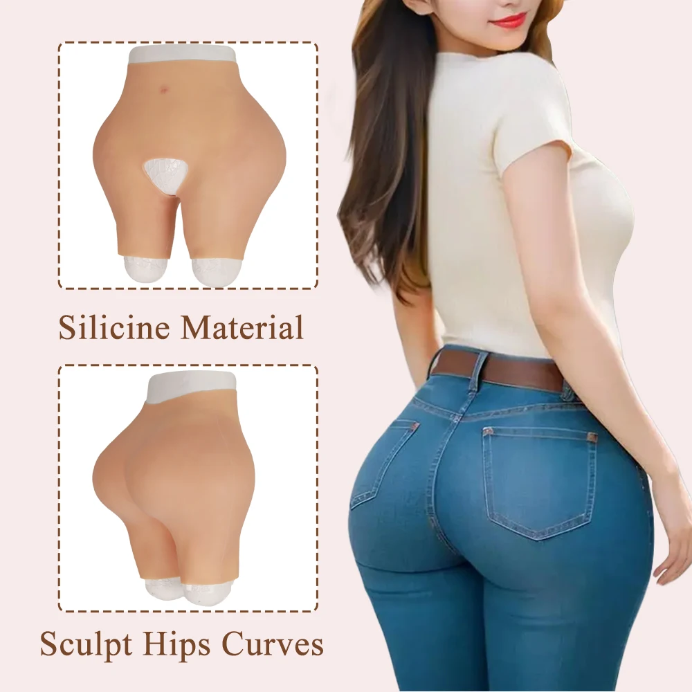 Silicone Control Panties Shapewear 100% Silicone For Enhanced Hip Curves  Silicone Butt Lifting Shapewear Pants