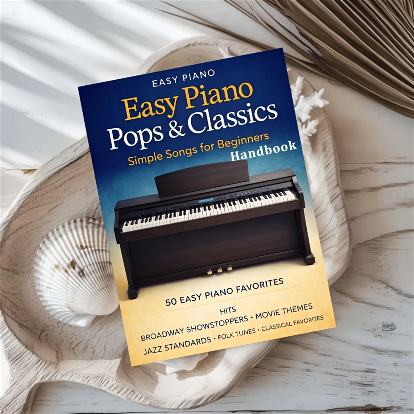 Beginner Piano Music Books Classic Sheet Music Compilation Handbook With Simplified Notation And Chord Charts For Practice