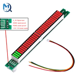 32 Level indicator VU Meter music Audio Level Meter Stereo Amplifier Board Adjustable light Speed Board AGC Mode DIY KITS