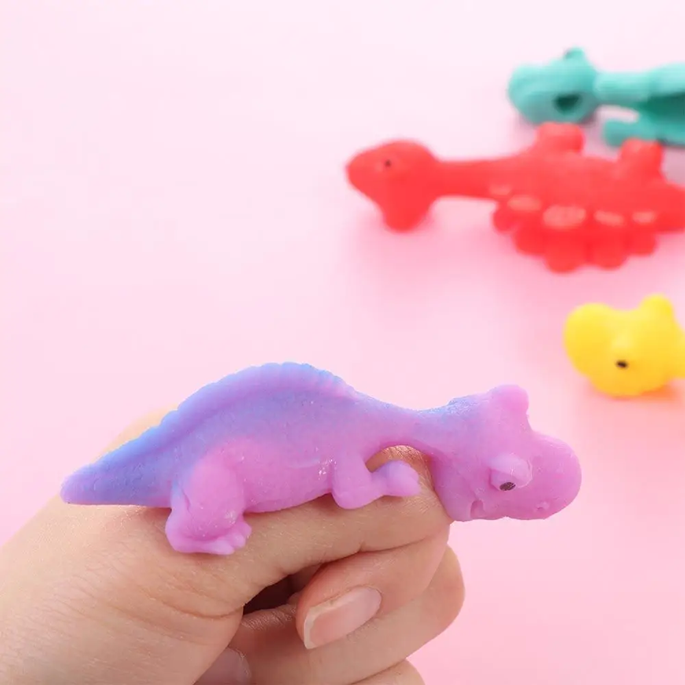 Fun Tricky Launch Dinosaur Stretchy Toy Elastic Finger Ejection Dinosaur Funny TPR Toy Flying Finger Birds Party Favors