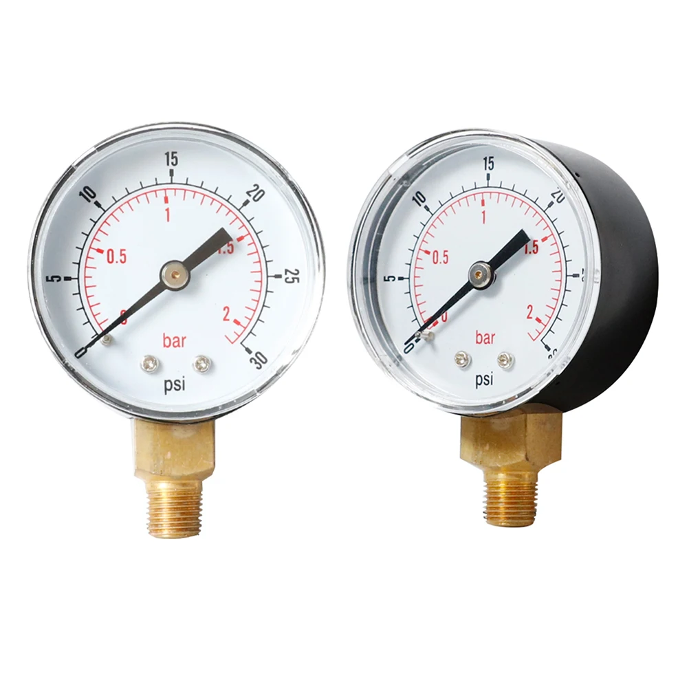 Medidor de pressão de aço, compressor de ar 0-160 psi 0-mini portátil, marcadores de números claros, alta precisão, medidor de pressão npt