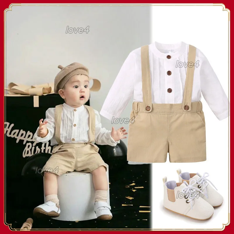 Christening Baby Boy Clothes Sets Baptismal Outfit Toddler Clothes for Boys Newborn 1st Birthday Wedding Party Formal Attire