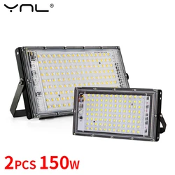 Impermeável LED Flood Light, Outdoor Floodlight, Reflector Street Lamp, Wall Flood Lights, IP65, AC 220V, 50W, 100W, 150W