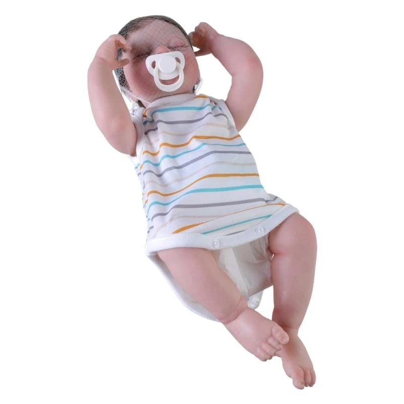 

Sleeping Doll Eyes Close Re-born Baby 19'' Baby Toy Soft Vinly Soft Body Best Birthday Gift for Girl Kid Toddler 15UB