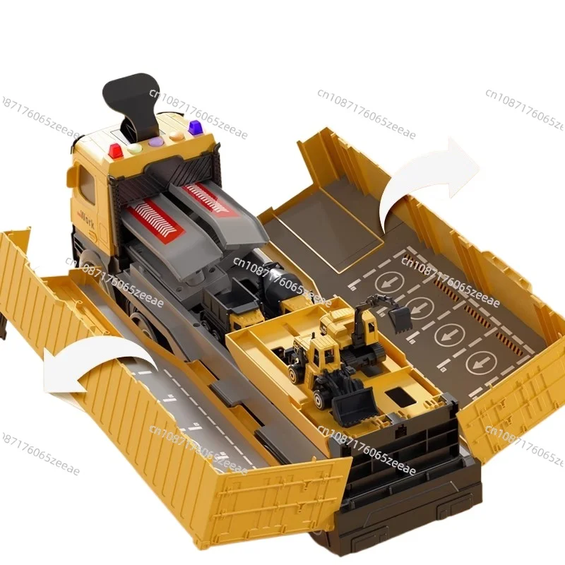 

Children's container truck container large truck toy set boy gift