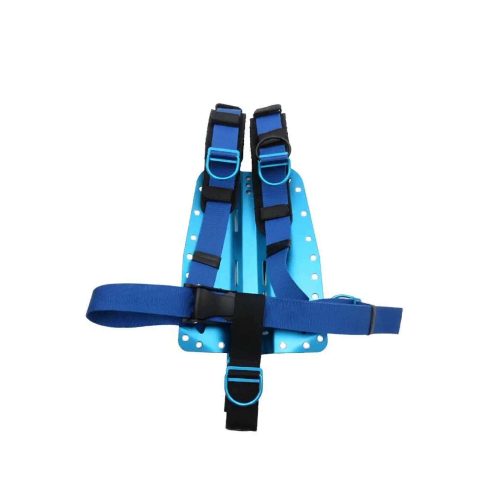 Aluminum Backplate Diving Harness System Lightweight Scuba Diving Gear with Secure Straps for Underwater Use