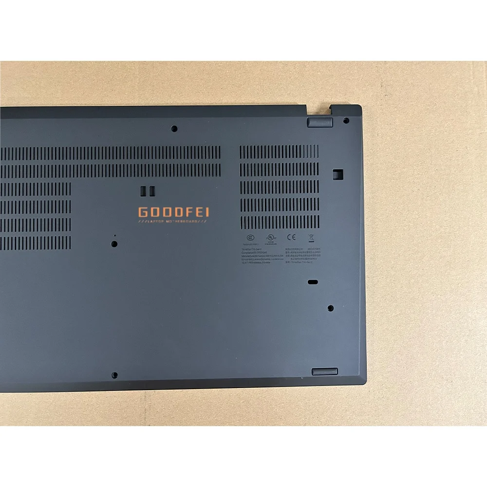 Capa inferior preta para notebook, base inferior, acessórios para laptop d, thinkpad t15 gen 2 para lenovo, novo original