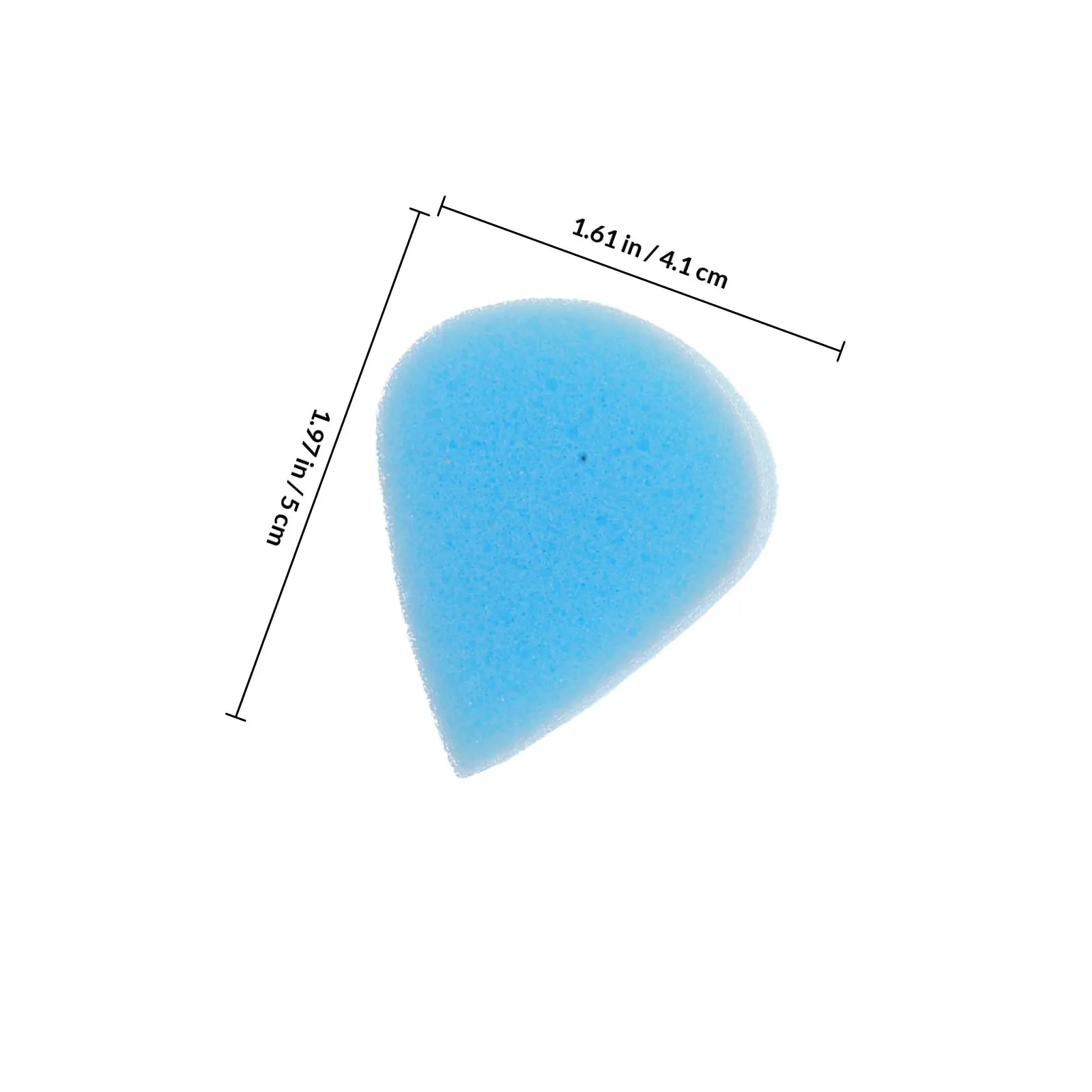 6Pcs Face Paint Sponges Tear Drop Shape Makeup Sponges for Body Paint Art Work Drawing Face Painting Supplies Festival