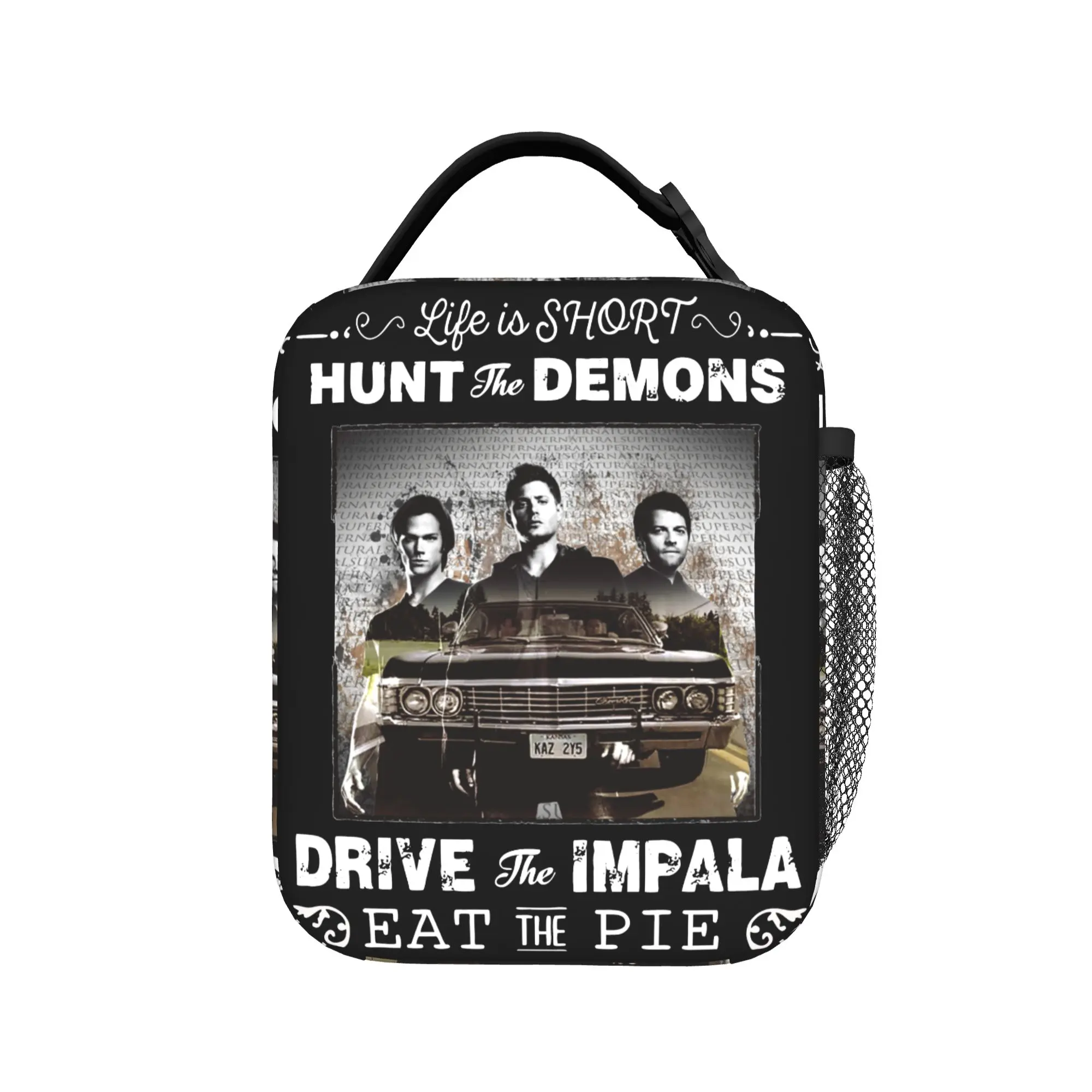 

Термосумка для обедов Brothers Supernatural, большая, для еды, школьная, для пикника, сумка-тоут для еды