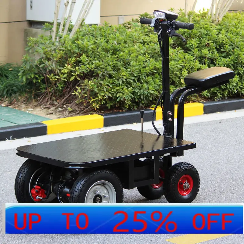 

LMM electric trolley flat stall pulling goods tricycle construction site pulling cement