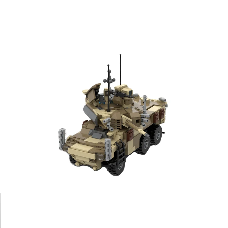 

MOC-149815 Military Series Armored Car Reconnaissance Vehicle Educational Assembly Building Block Toys 900PCS DIY Childrens Toys