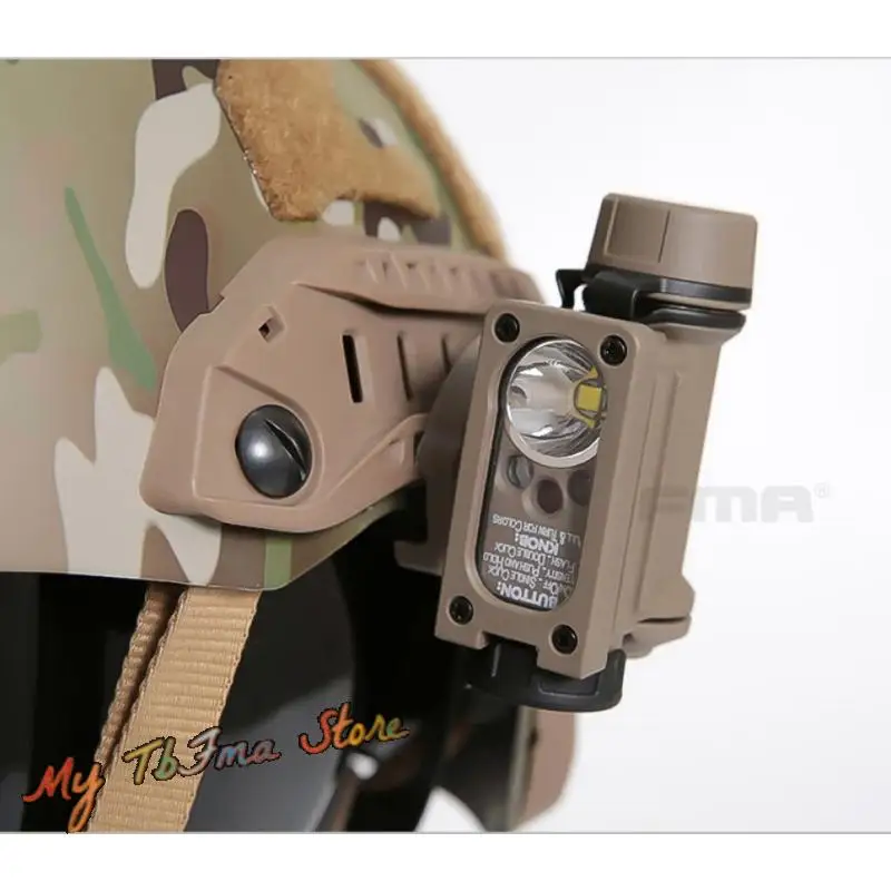 FMA Rattlesnake Compact II Hand Free Light IR / LED Survival Light Headlamp Tricolor Flashing Signal Lamp Helmet Accessory