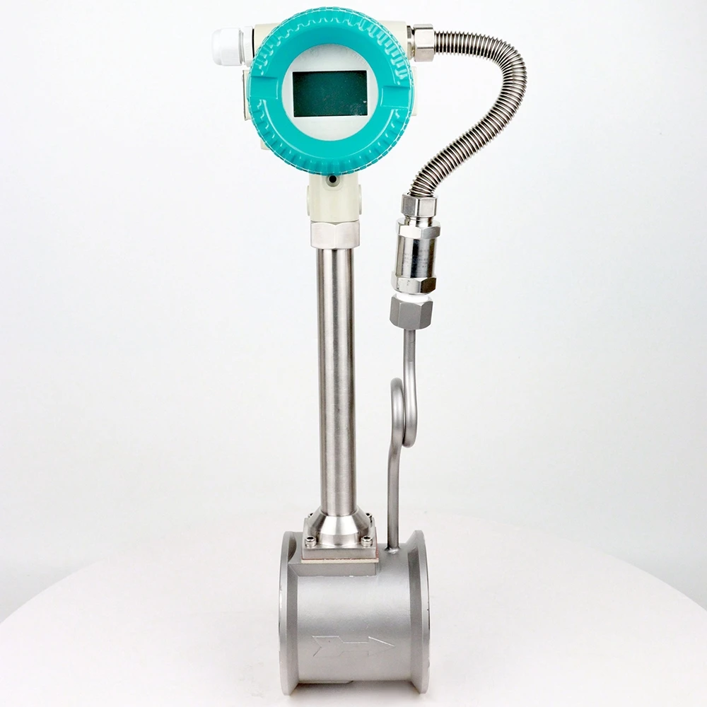 

Hot Sale Smart Full Bore Stainless Steel Vortex Flow Meter for Steam Water & Oil with High Accuracy