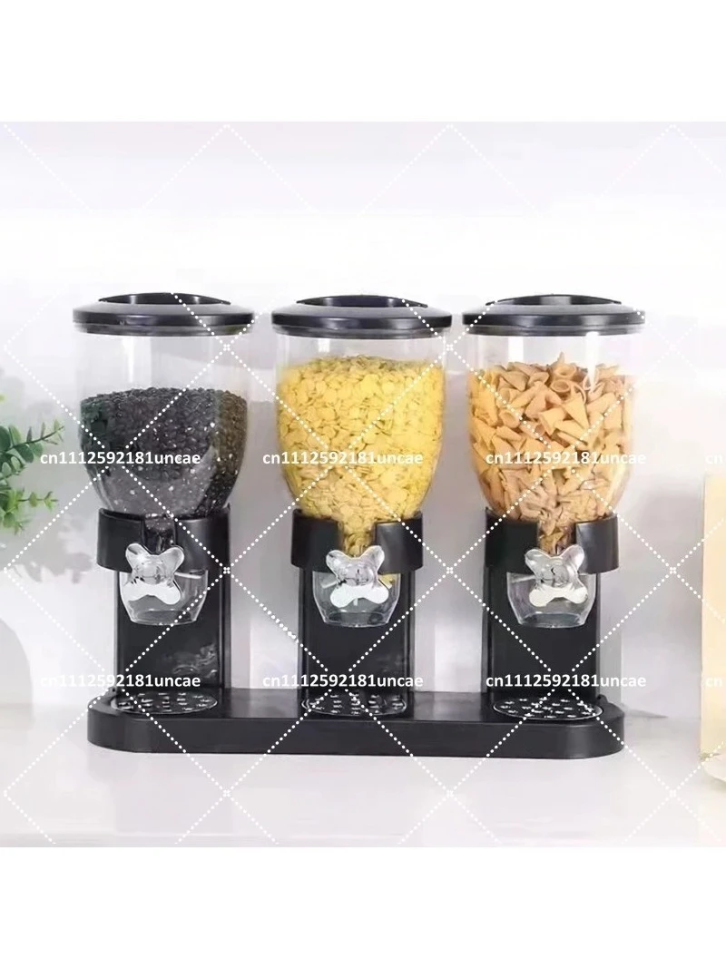 Hotel Buffet Breakfast Oatmeal Dispenser Grain Storage Tank Food Bucket with Lid