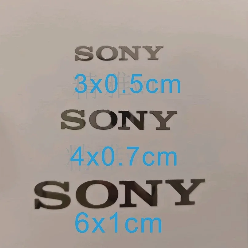 Металлическая наклейка SONY для ноутбука, ПК, планшета, настольного компьютера, мобильной цифровой камеры, персонализированное украшение «сделай сам»