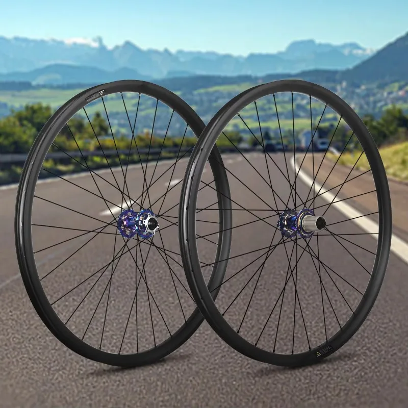 

High-strength Carbon Fiber Mountain Wheel Set 27.5/29inch Disc Brake 32-hole Aluminum Alloy Hub 25mm Rim Depth Bicycle Wheel