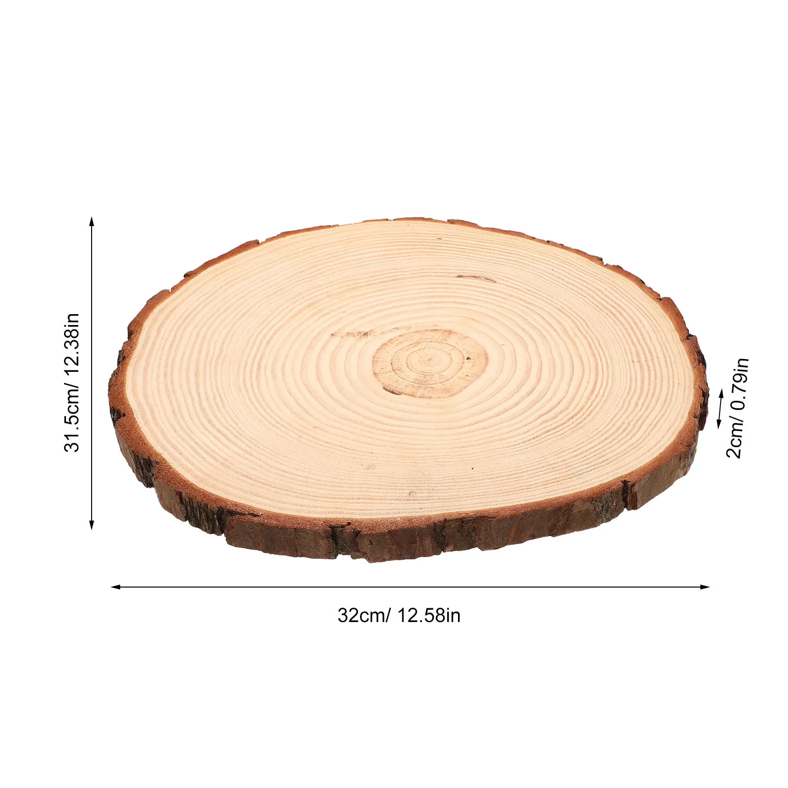 2Cm Round Wood Stepping Stones Rustic Pathway Wood Steps Garden Outdoor Waterproof Nonslip Wooden Patio Steps Landscape Stepping