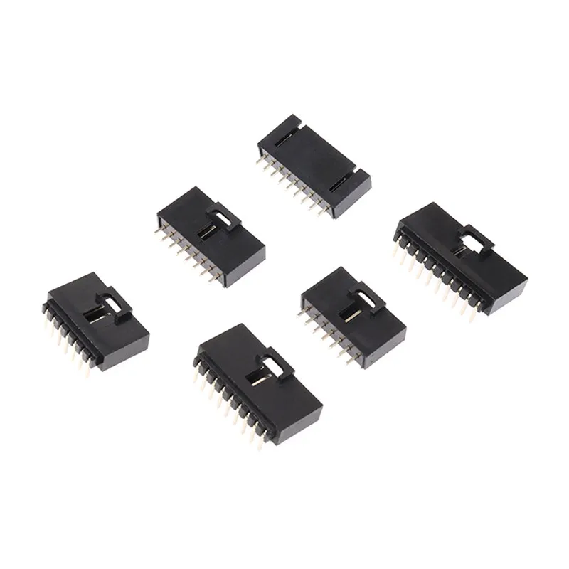 MX2.54 DuPont Needle Seat with Buckle Straight Needle Seat/Curved Needle Seat 2.54MM DuPont Connector with Buckle