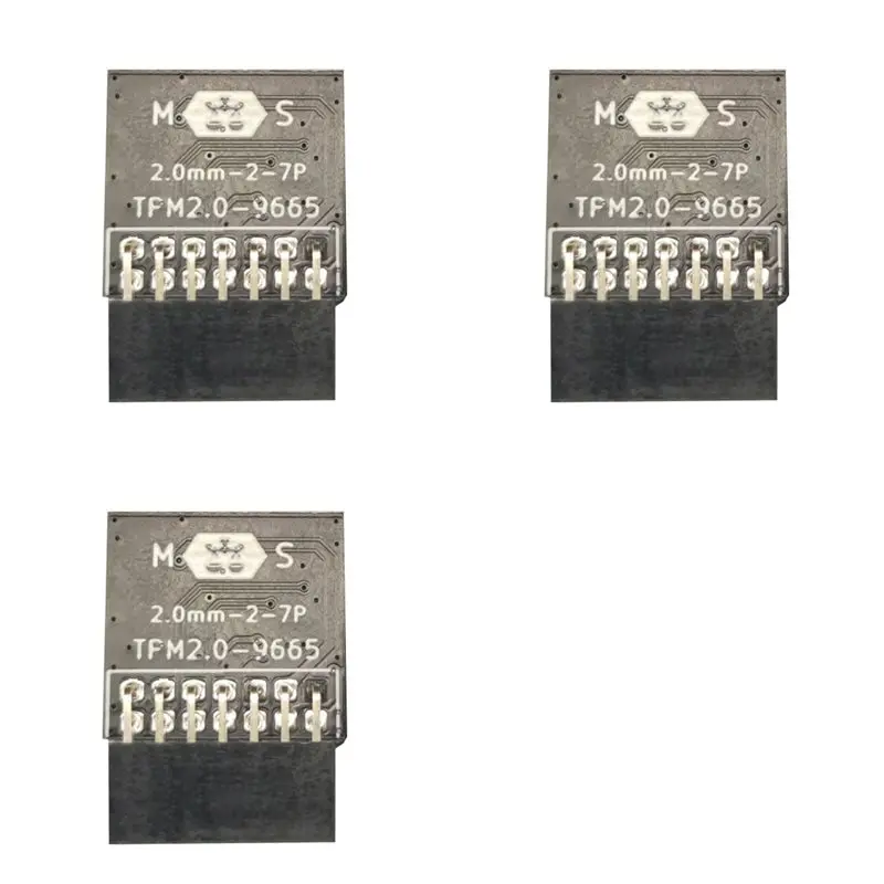 FULL-3X LPC TPM 2.0 Encryption Security Module Remote Card 14Pin TPM2.0 Module Board For MSI Windows 11