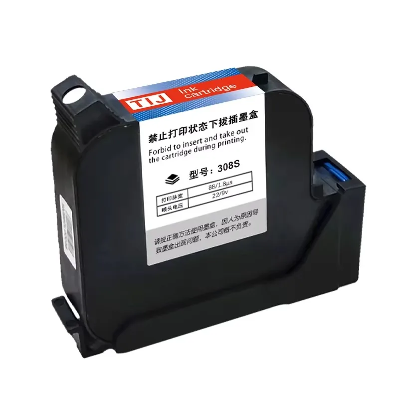 

308S Demin 6 Colors Ink Cartridge of Tij Printer Fast Dry Ink 42ml for Handheld Printer Universal Toner Cartridges for 25.4mm