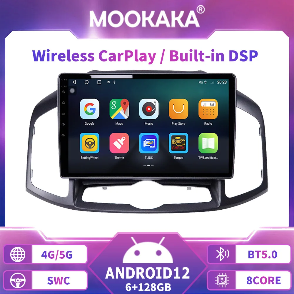 

Android 14 GPS Navigation For Chevrolet Captiva 2011 2012 2013-2015 Car DVD Radio Stereo Multimedia Player Head Unit Carplay