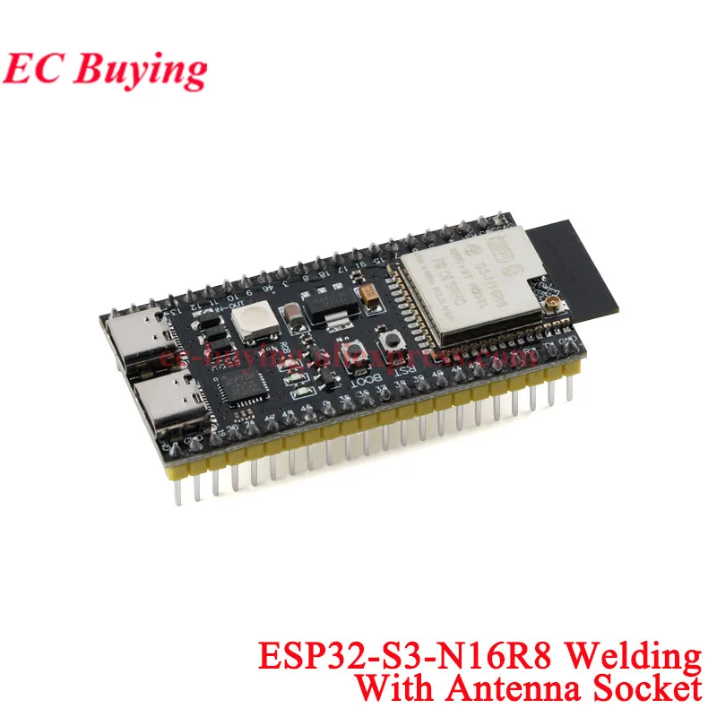 2 szt./1 szt. ESP32-S3 DevKitC N8R2 N8R8 N16R8 Nano Płytka Rozwojowa Bezprzewodowa WIFI Wi-Fi Ble BT 5.0 32-bitowy Moduł Rdzeniowy MCU ESP32S3 — zdjęcie produktu 5