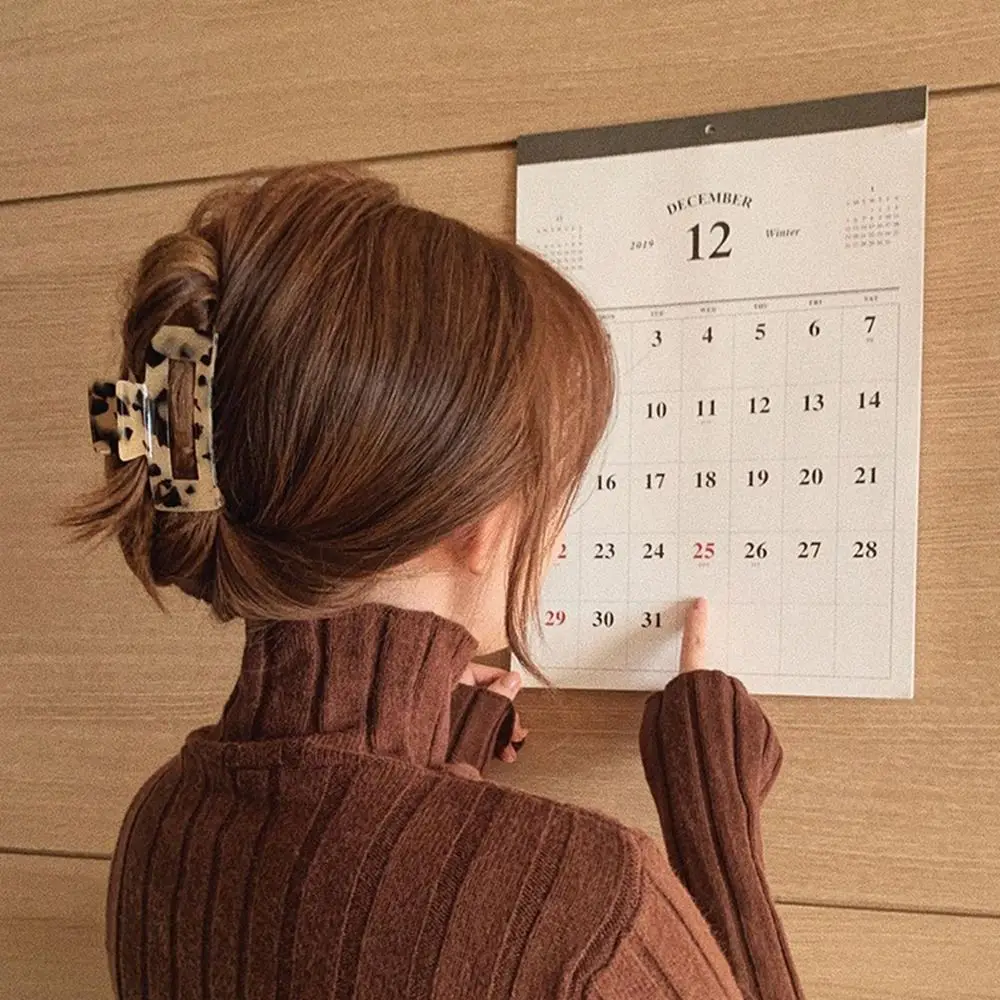 

French Style Rectangular Hollow Hair Claw Leopard Print Large Size Acetic Acid Hair Clip Hairpin Korean Style Shark Clip Girls