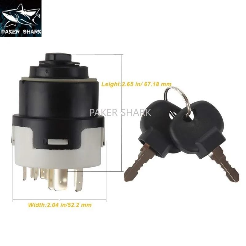 

701-80184 701-45500 85804674 50988 For JCB JCB200 Ignition JCB220 JCB 3cx 4cx Ignition Switch 3Position 9Terminal Excavator
