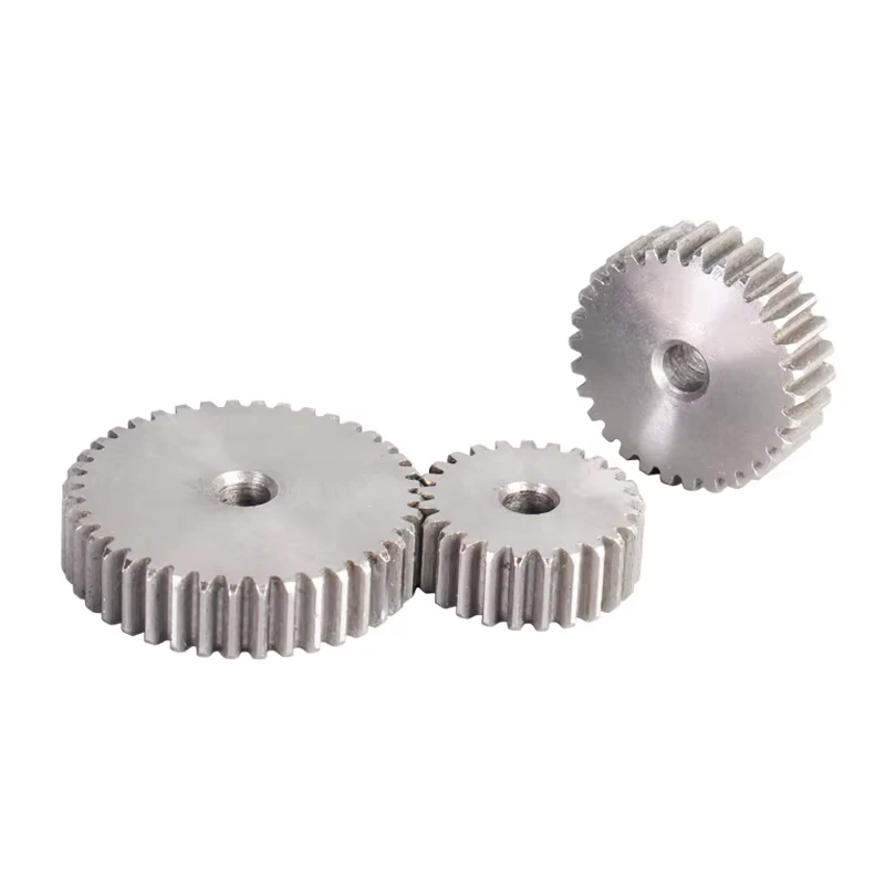 ترس أسطواني 1M-28T/29T/30T~35T/36T/37T/38T/39T/40T/41T/42T/43T 45 #   عجلة تروس من مادة الصلب الكربوني لأجزاء النقل