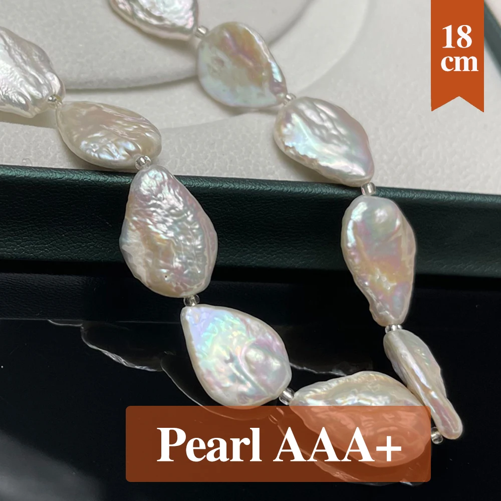 

18CM Natural Freshwater Pearl Beads Water Drop Shape Baroque Pearl Loose Spacer Beaded for Making DIY Jewerky Necklace Bracelet