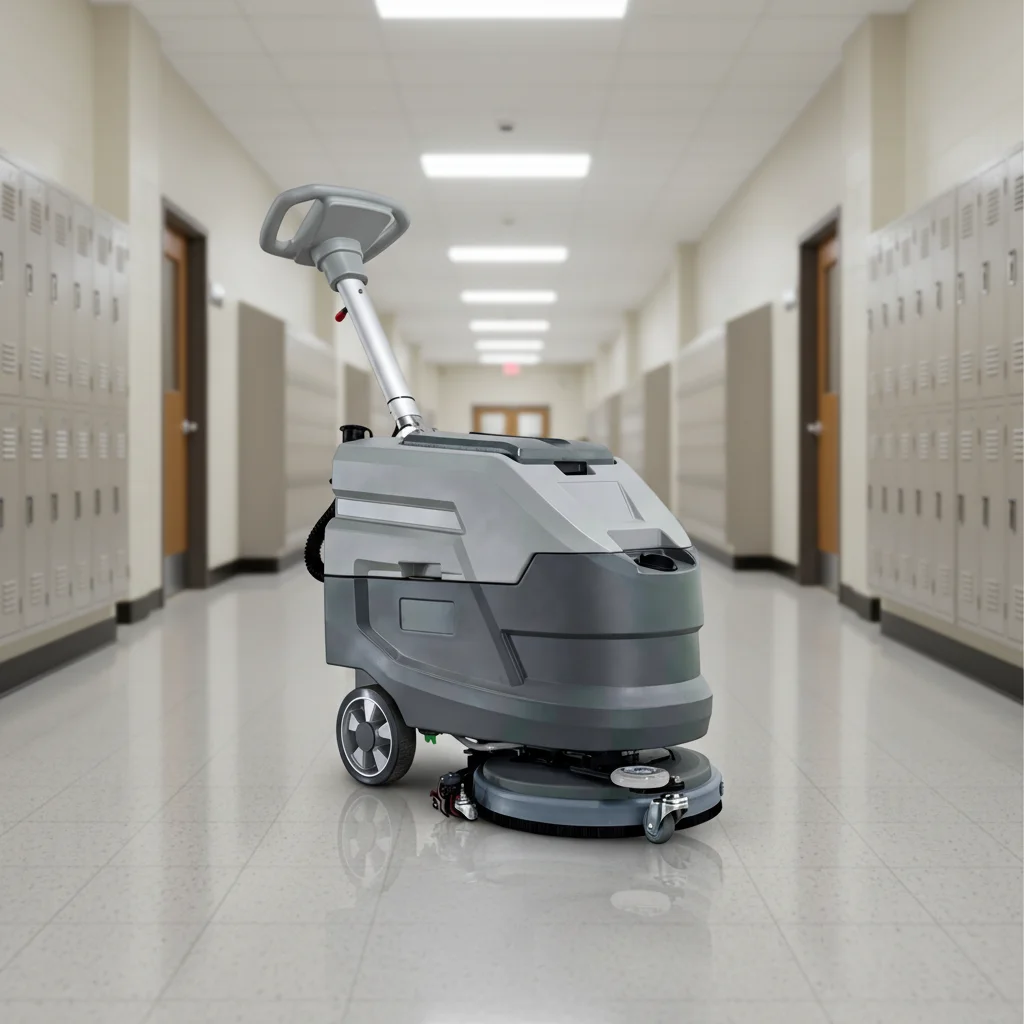 

30L Water Tank Small Scrubber XD30 Electric Floor Scrubber Hand Push Floor Cleaning Machine