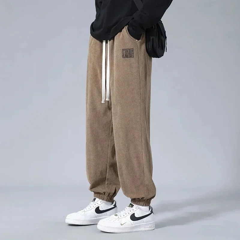 Cargo Men's Pants & Trousers Wholesale Outdoor Working Linen Corduroy Men Trousers Chino Cotton Sweatpants Sport Joggers Custom