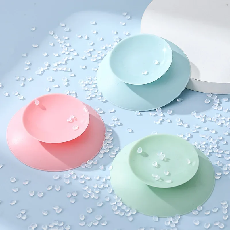 Baby Feeding Anti-slip Pads Double-sided Strong Suction Cup Tableware Sticker Children Silicone Dish Cup Sucker Mats Coasters