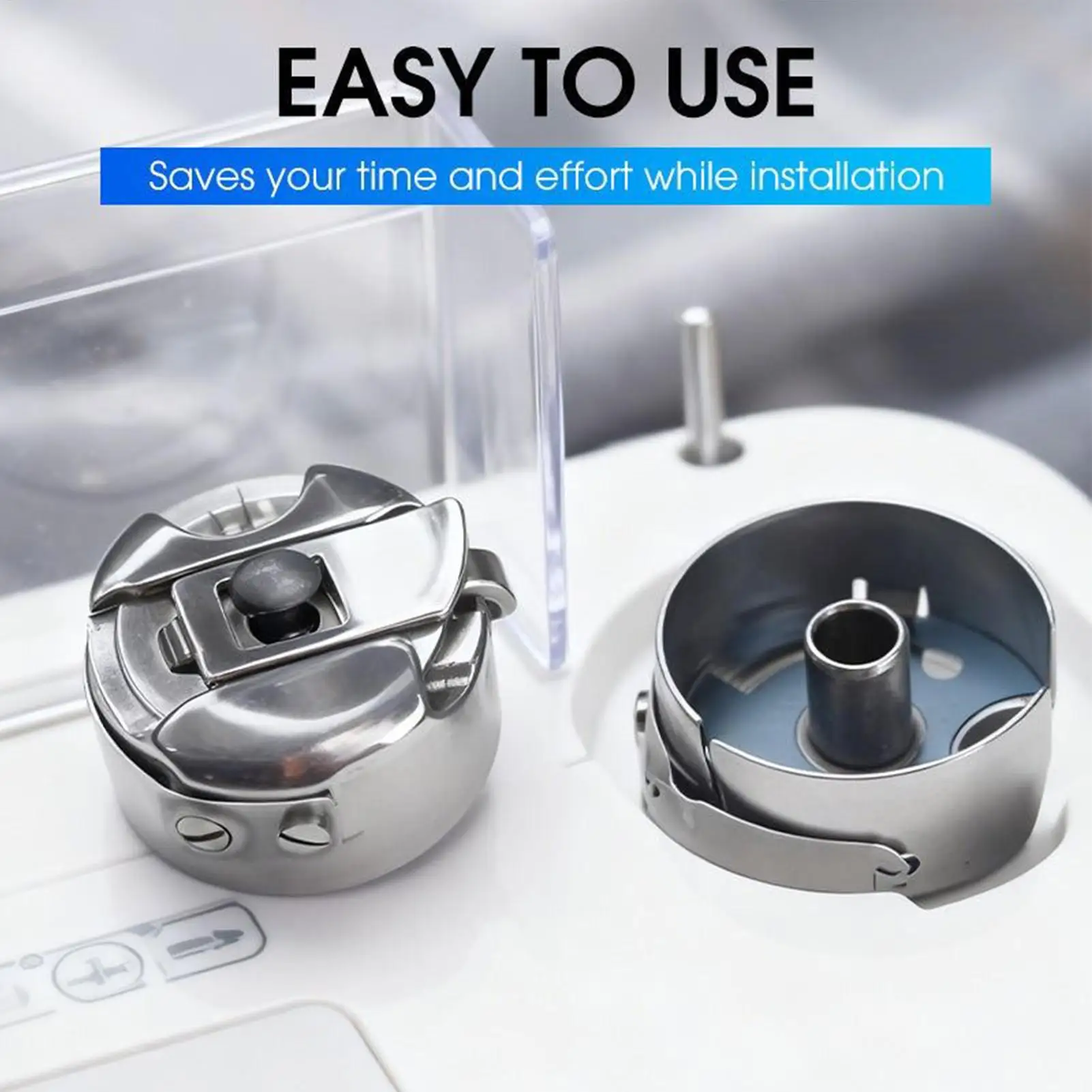 علبة بكرة لآلات الخياطة والخياطة ملحقات علبة بكرة مكوكية صناعية لعشاق الهواة والمشروعات المنزلية والملابس