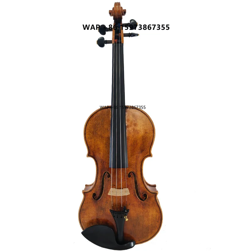 Handmade Professional Custom Violin Spruce Face Maple European Solid Wood Construction Award-winning Level Master Production