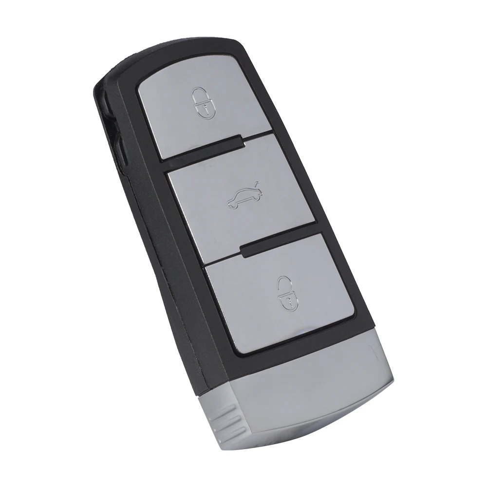 XNRKEY 3/4 Button Car Remote Key Shell for VW Magotan Passat CC Key Blade