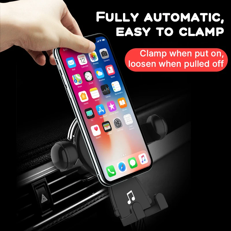 الجاذبية حامل هاتف السيارة تنفيس الهواء كليب العالمي متعدد الوظائف حامل هاتف السيارة آيفون Xiaomi سامسونج اكسسوارات السيارات