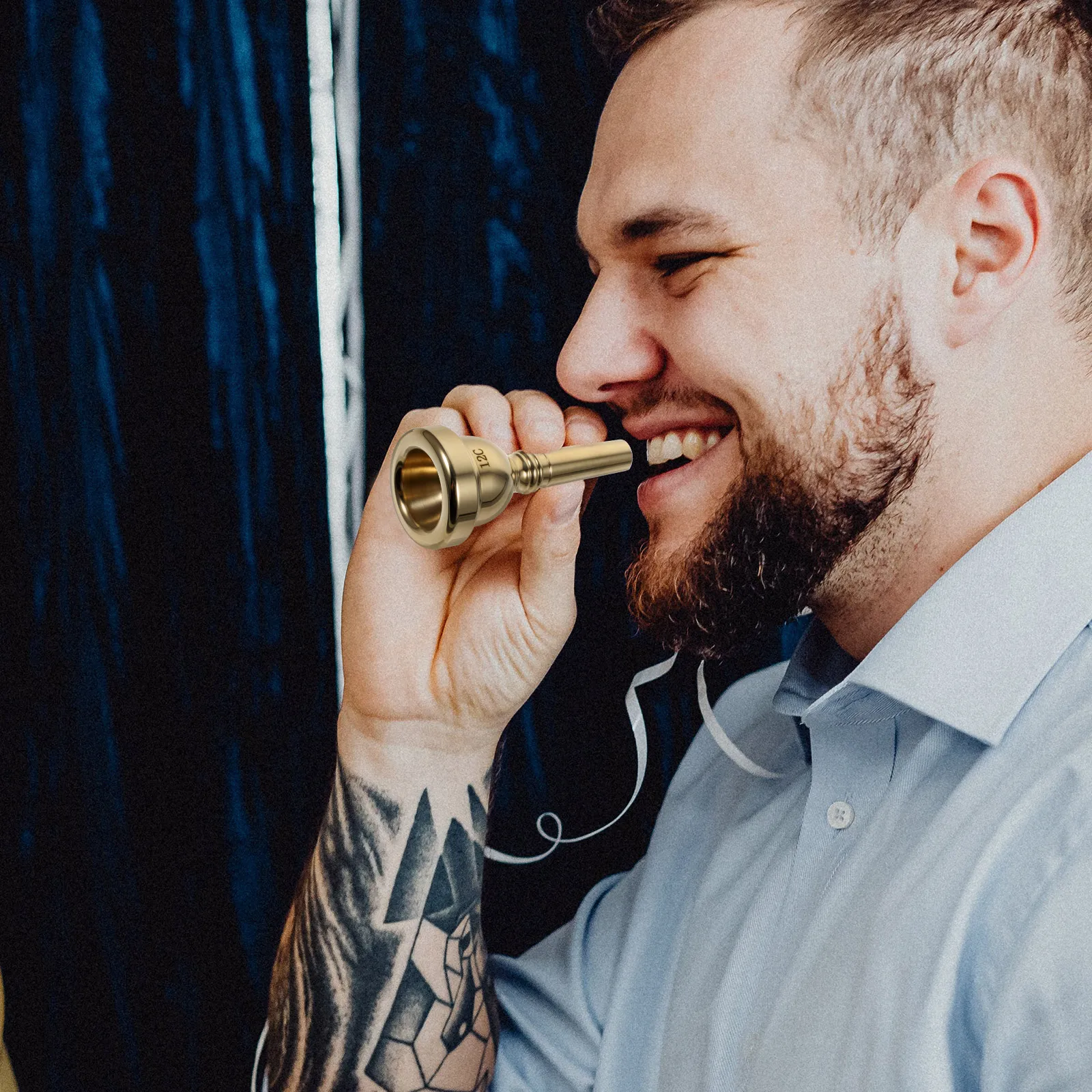 

Universal 12C Trombone Mouthpiece for Alto Parts Accessories Music Instrument Tuba Metal Sturdy Practical Easy Use Daily