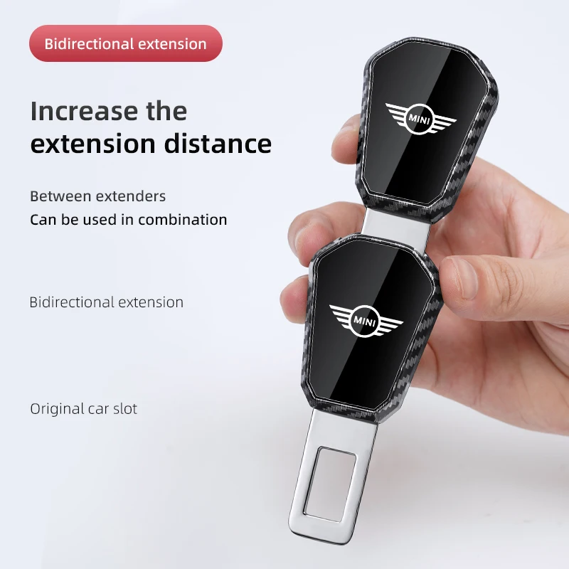 مناسبة لحزام مقعد السيارة الصغير وصلة حزام الأمان من سبائك الزنك مناسبة لـ Cooper One R50 R52 R54 R53 R56 Countryman R60 F55 F5 #2