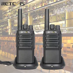 Retevis NR610 Walkie Talkie AI Riduzione del rumore Stazione radio bidirezionale Caricatore di tipo C Walkie-talkie portatili per la fabbrica KTV