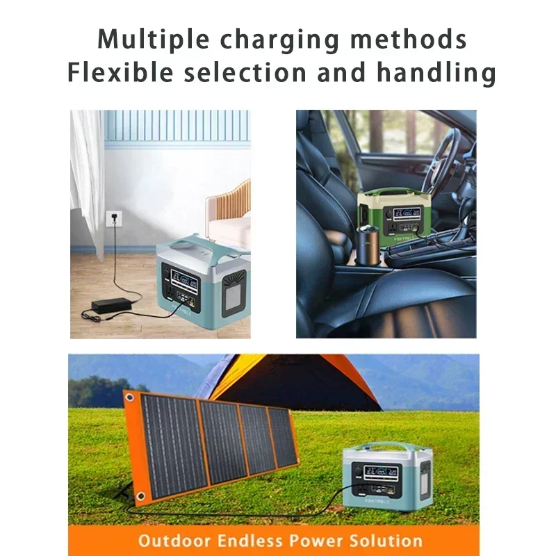 Portable camping power station, high power, 1500W, no battery, outdoor battery, camping battery