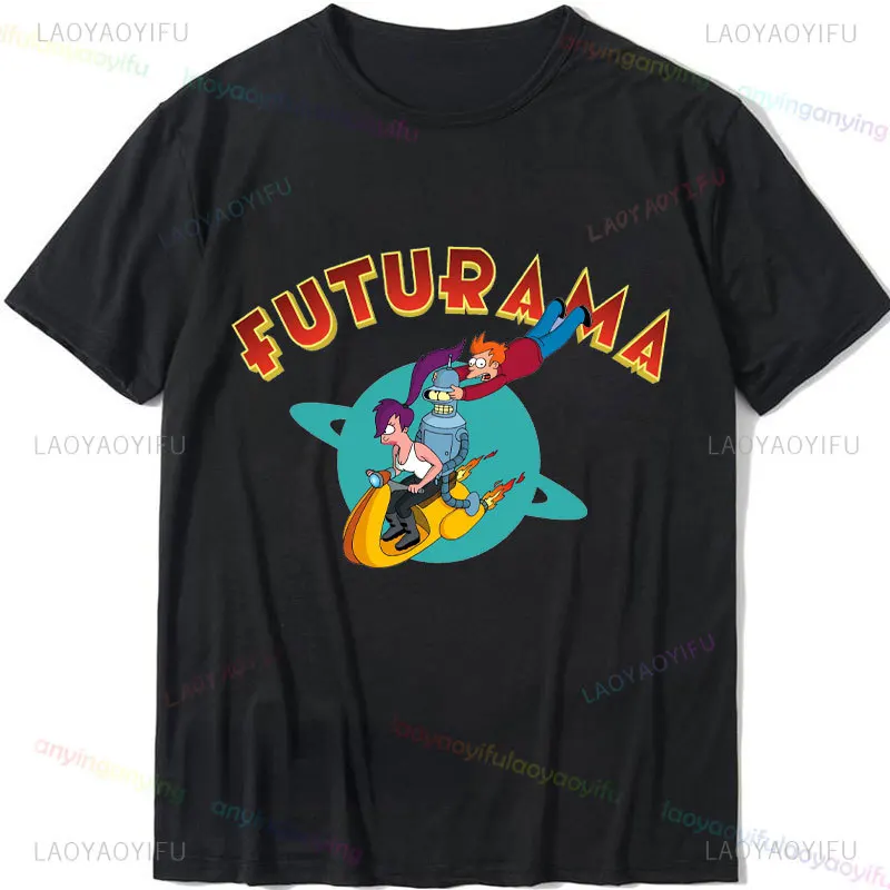 تي شيرت من القطن الخالص للرجال والنساء ، أكمام قصيرة ، تي شيرتات برقبة مستديرة ، صورة شخصية كرتونية ، ملابس برسومات كاواي ، ملابس مذهلة ، جديد ، Y2k #4