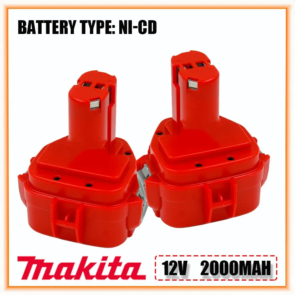 

Makita 12V 2000mAh Ni CD Rechargeable batteries Replacement Battery Power Tools Bateria PA12 1220 1222 1235 1233S 6271D