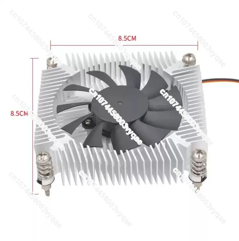 1151 CPU Cooling Fan PWM Silent For HTPC  Ultra-Thin 1U 20MM Industrial Computer Copper Bottom Heatsink