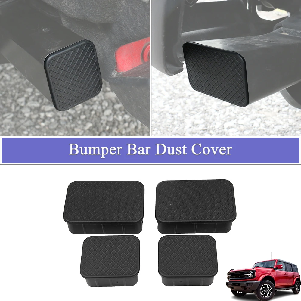 

Резиновые заглушки-пыльники для бамперных дуг Ford Bronco 2/4-дверный 2021-2026, защитные накладки на передние и задние дуги, автомобильные аксессуары