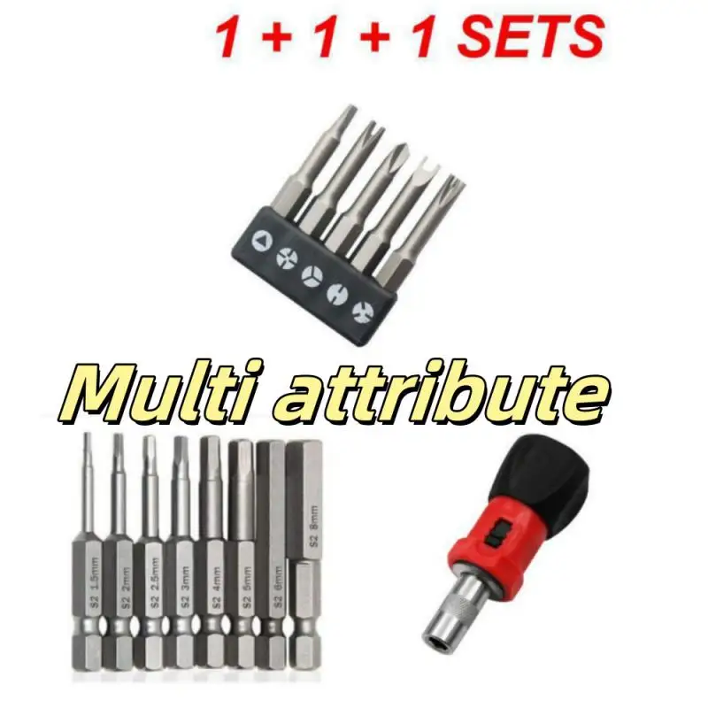 Hex Head Allen Wrench Bit Set Magnetic Metric Imperial Screwdriver Tip Mm Inch Sae Power Drill Adapter Screw Driver Hand Tool