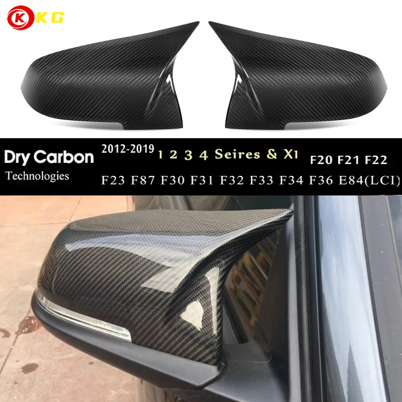 

Suitable for BMW 1 2 3 4 Series F20 F21 F22 F23 F87 F30 F31 F34 F32 F33 F36 E84 Mirror Housing Dry Carbon Fiber Replacement